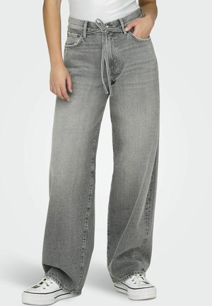 Wide Leg - grey denim