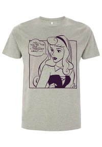 Disney SLEEPING BEAUTY AURORA COMIC UNISEX - Print T-shirt - melange grey