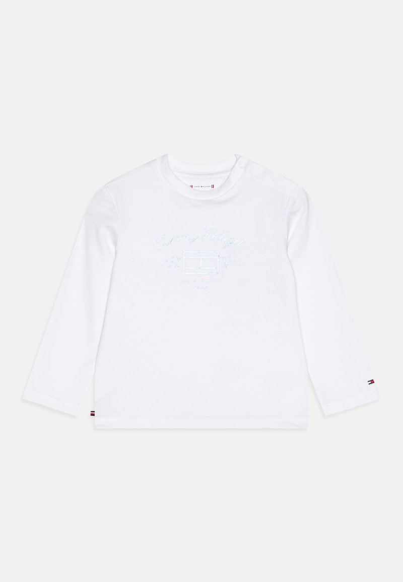 Tommy Hilfiger GIRL PRINT TEE - Μπλούζα με μακριά μανίκια - white