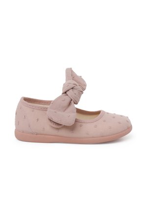 MERCEDITAS PLUMETI TIRA ADHERENTE LAZO - Ankle strap ballet pumps - nude