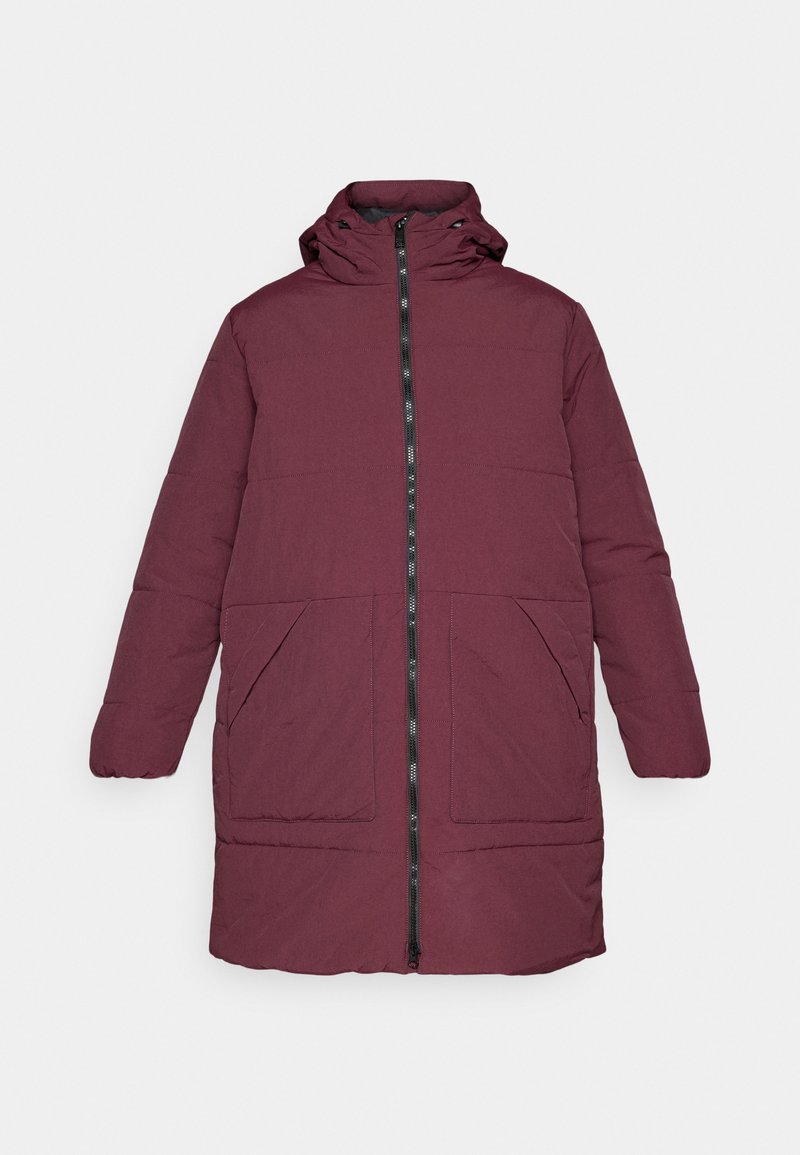 Jack Wolfskin Wintermantel bordeauxrood