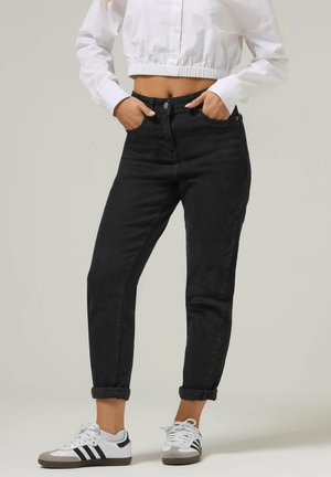 Pixie Girl, PETITE MOM JEANS - Jeans Tapered Fit - black