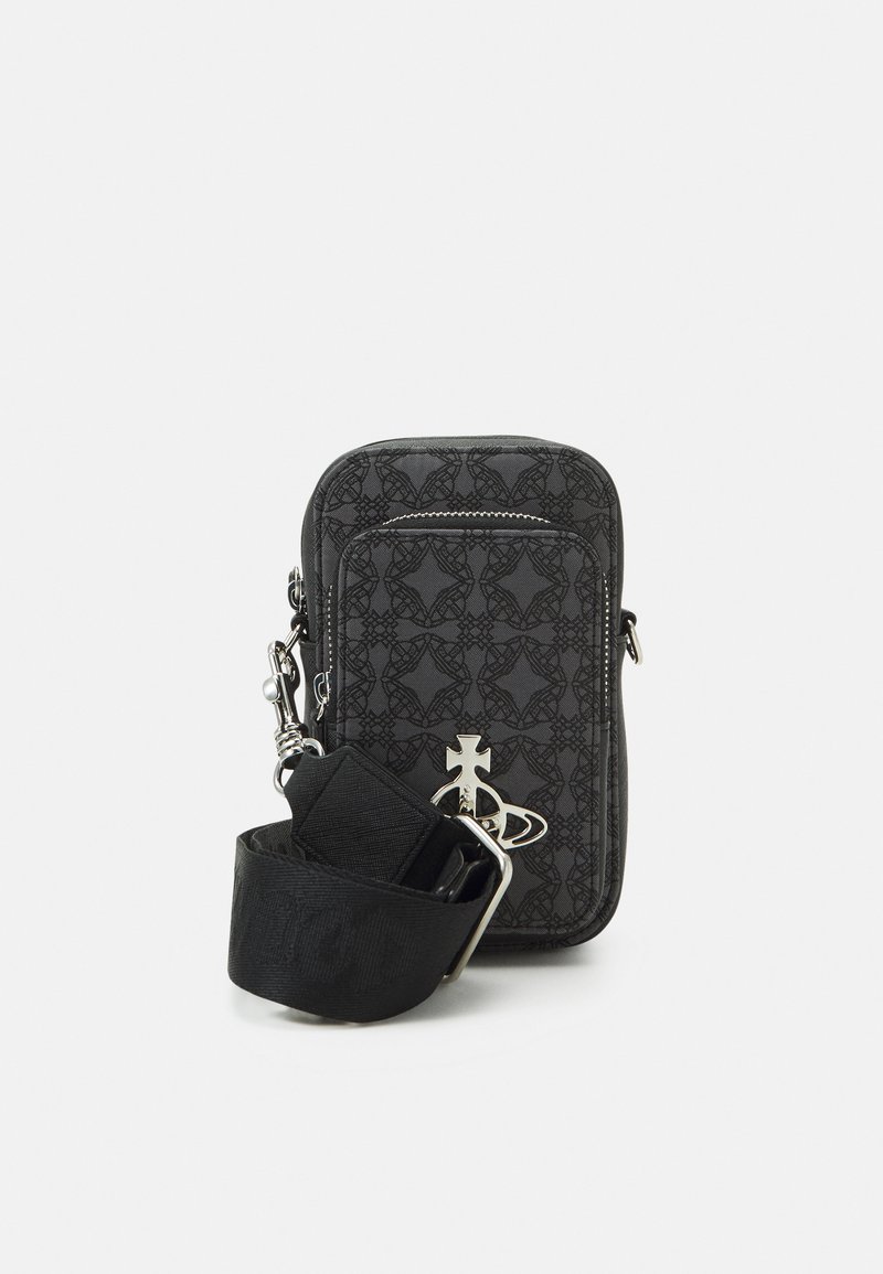 Vivienne Westwood JACQUARD ORBORAMA PHONE CROSSBODY BAG UNISEX