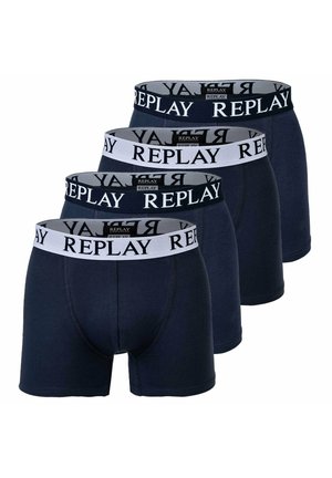 4ER PACK STRETCH - Boxerbriefs - dunkelblau weiß