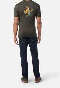 Smartwool Printtipaita - mottled olive