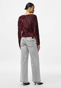 Pieces MIT LANGEN ÄRMELN PCKAM - Bluse - tawny port