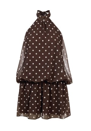 Cloud 5ive, CHIFFON DRESS - Vestito casual - brown