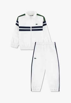 Lacoste FRONT STRIPE TRACK - Fato de treino - farine