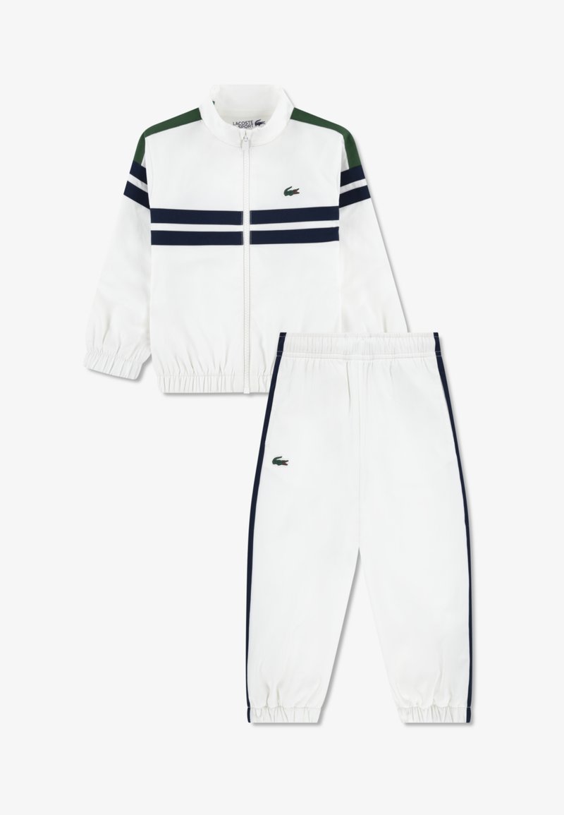 Lacoste FRONT STRIPE TRACK - Survêtement - farine