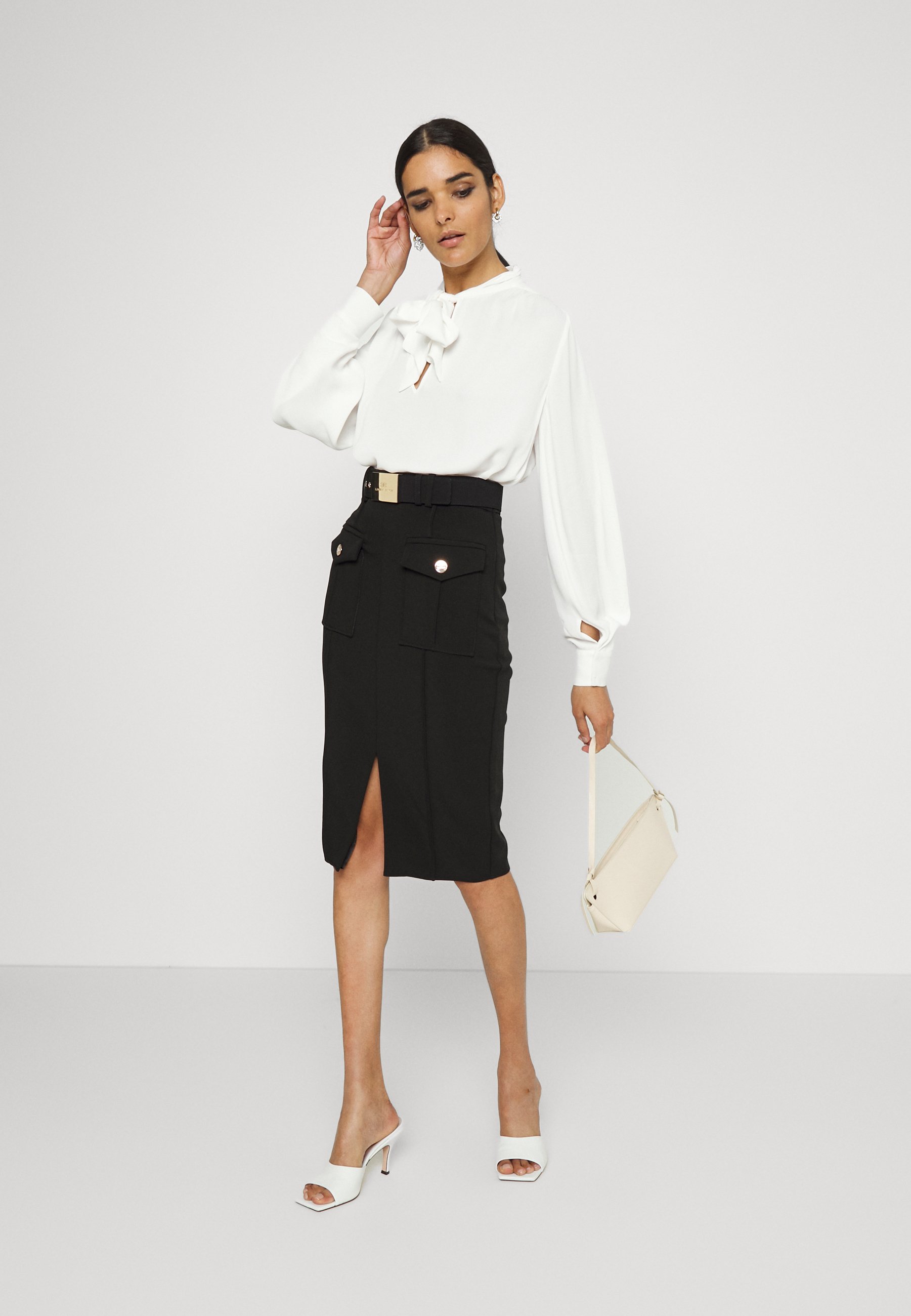 Elisabetta Franchi Gonna a tubino - nero - Zalando.it