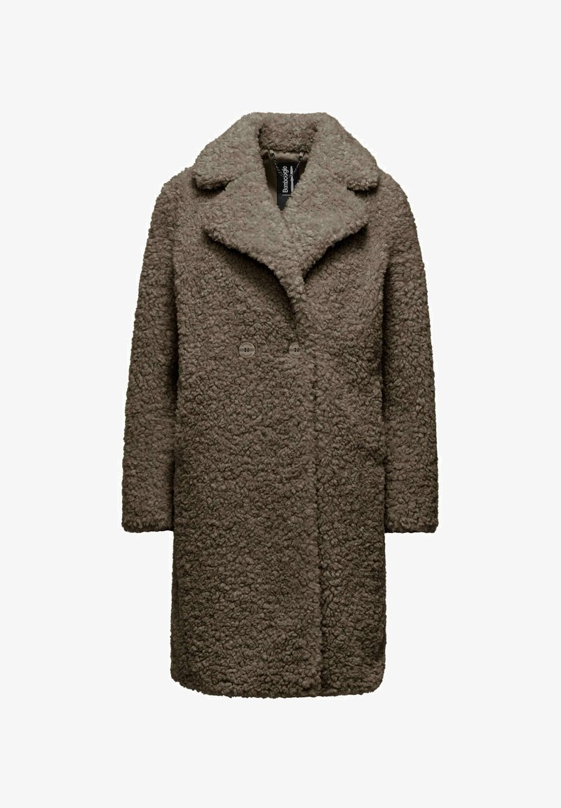 Bomboogie WITH LAPELS - Mantel - urban bronze