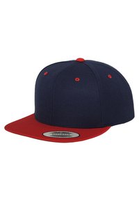 Unselected, navy/red