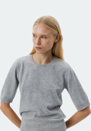 Základné tričko - grey melange