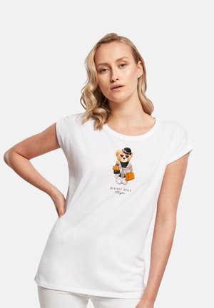 Print T-shirt - white