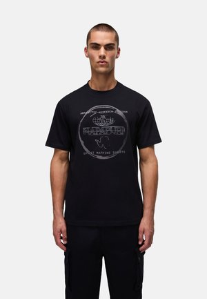 Napapijri BALD - T-shirts print - black beauty