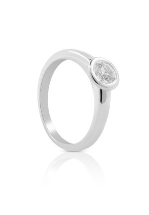 MUAU Schmuck SOLITAIRE RING DIAMANT 0.50CT. - Anello - weißgoldfarben