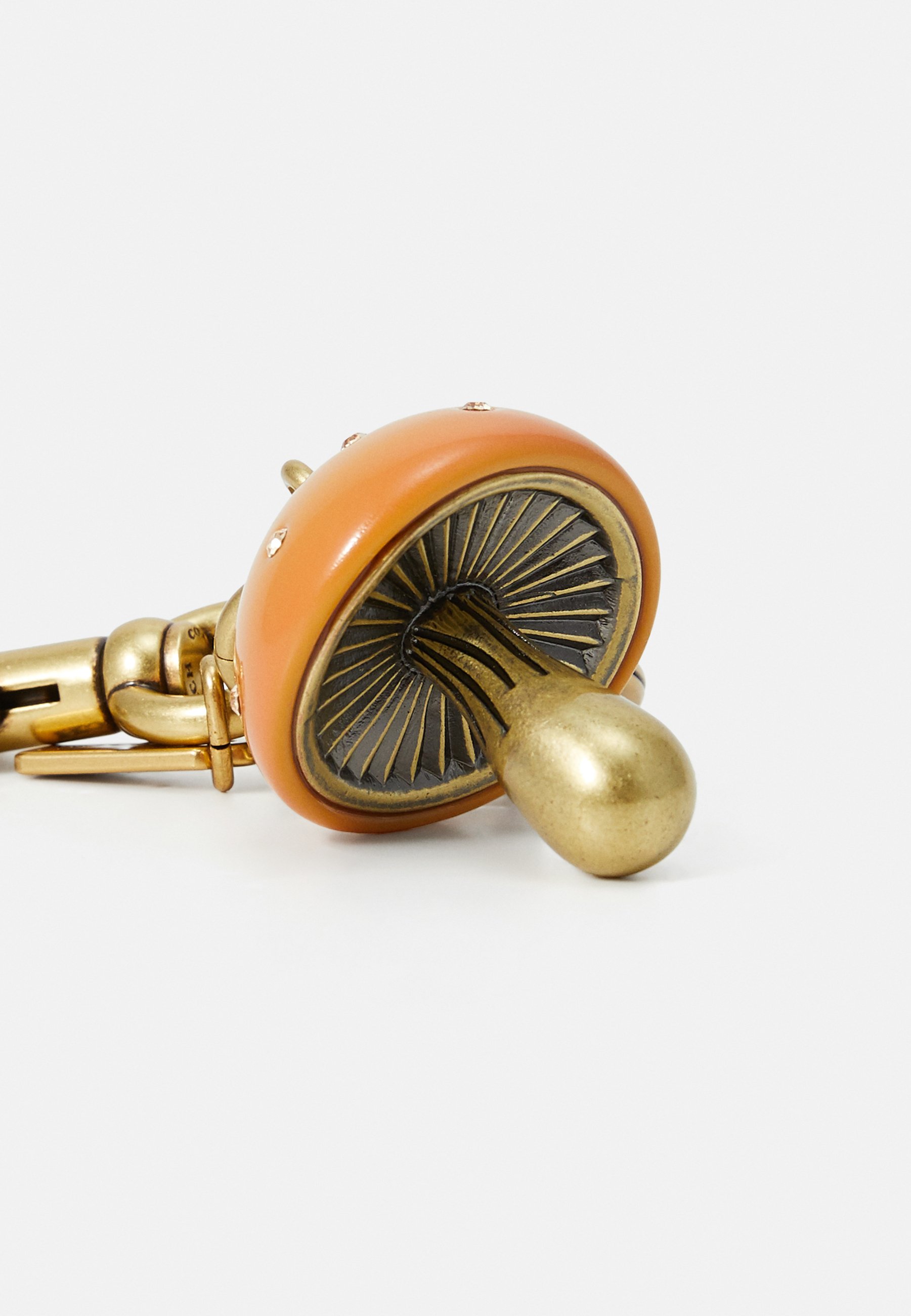 COACH MUSHROOM BAG CHARM - Keyring - mustard/mustard yellow