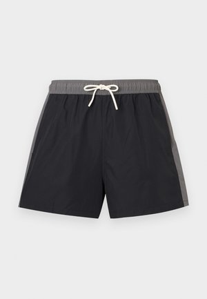 EA7 Emporio Armani, WATER SPORTS COLORBLOCK - Șorturi de baie - black/smoked pearl