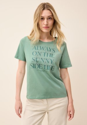 Print T-shirt - grün