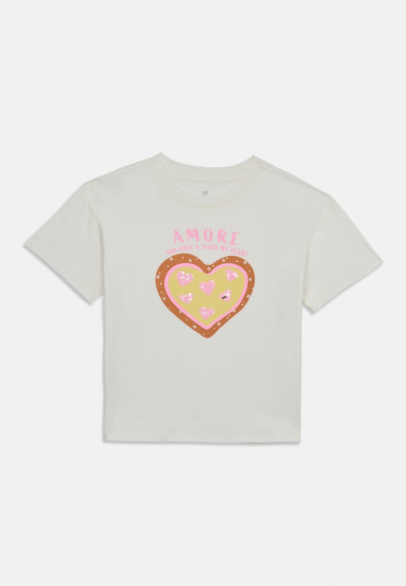 GAP T-shirt print donkerrood