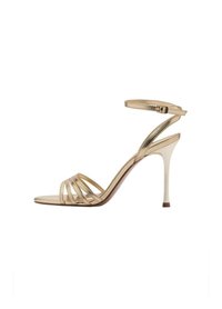 Sandalen met hoge hak - gold