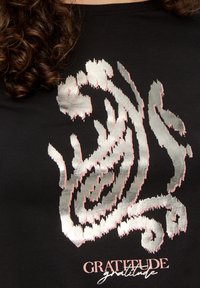 s.Oliver STRETCH - T-Shirt print - schwarz