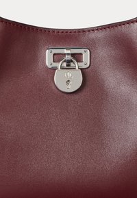 Lauren Ralph Lauren LEATHER SMALL TANNER SHOULDER BAG - Kézitáska - dark garnet