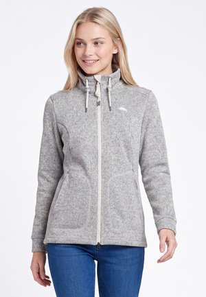 Schmuddelwedda SCHMUDDELWEDDA JACKET - Strickjacke - offwhite melange