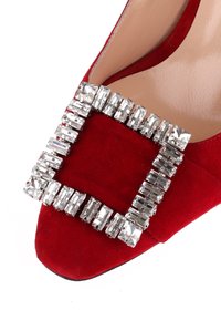 Cesare Gaspari JEWEL BROOCH - Sandali con tacco - red
