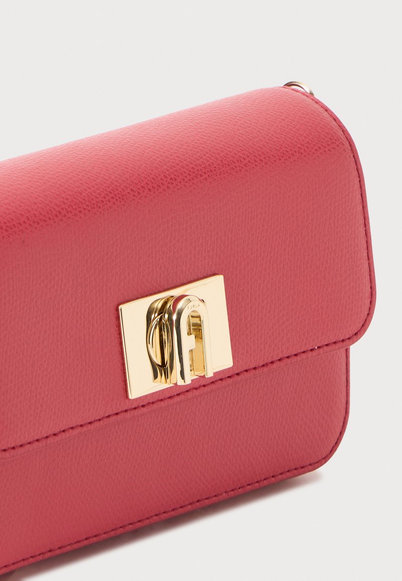 Sac Furla 1927 Bandoulière - Cuir Rose Candy - Chaîne Et Cuir - Neuf Avec étiquettes