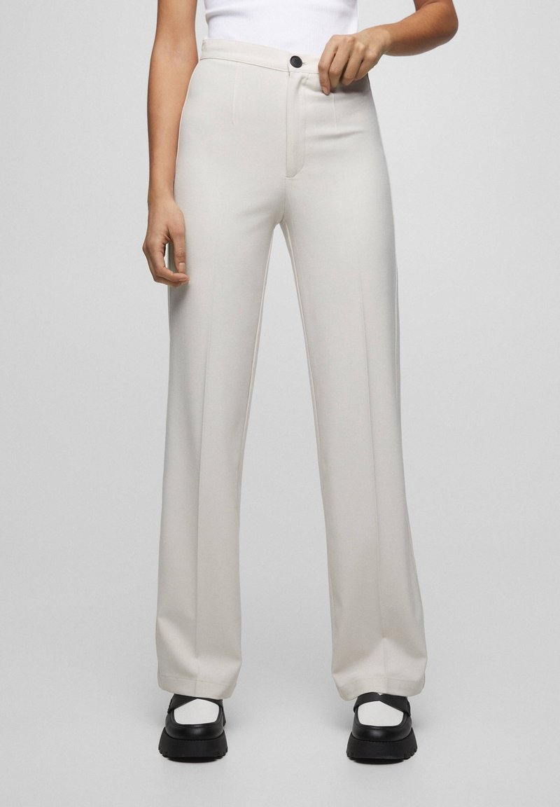 PULL&BEAR Pantalon classique - off-white