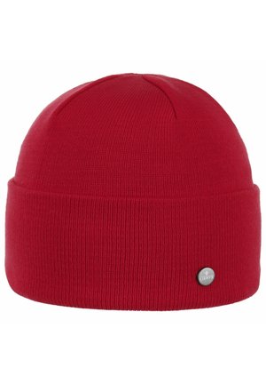 MIT UMSCHLAG - Mütze - dunkelrot