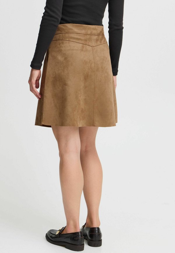 OXJUNE - A-line skirt - sepia tint2