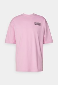 MLB LOS ANGELES DODGERS WORDMARK TEE - Equipación de clubes - pink