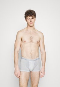 Calvin Klein Underwear TRUNK 3 PACK MODERN STRUCTURE COTTON - Trumpikės - evergreen forest/white/aqua pool