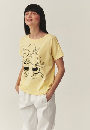 TATUUM, ARTICLE TAG: T-SHIRT/TOP | ARTICLE NAME: NILS - T-Shirt print - panna cotta