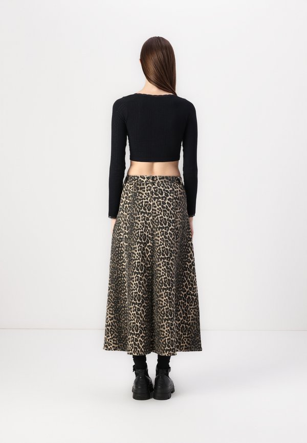 VICHIA LEOPARD SKIRT - A-line skirt - birch3