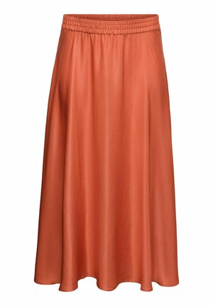 Vero Moda Curve, GERADER ROCK VMCMIRA MITTLERE TAILLE LANGER ROCK - Jupe longue - langoustino