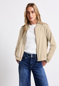 Street One - IN UNIFARBE - Bomber Jacket - beige Thumbnail Image 1