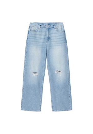 AllSaints, LENNY - Široké nohavice - destroy light blue