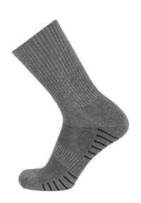 Normani 4 TREKKING MIT POLSTERSOHLE UND KOMFORTBUND - Socken - grau