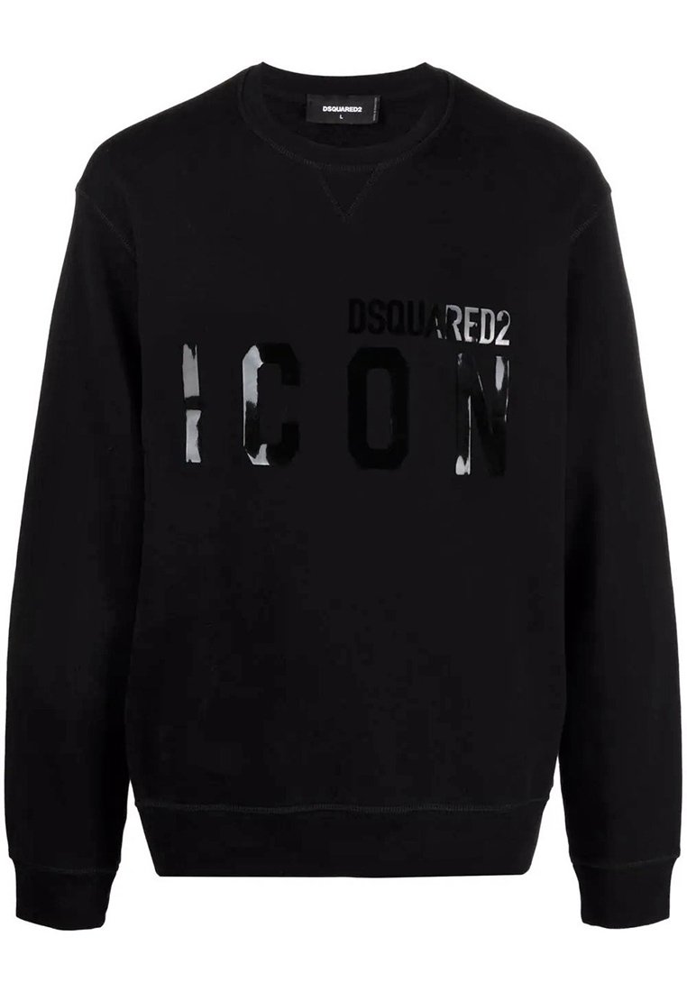 Dsquared2 LOGO ICON AL TONO - Sudadera - black/negro - Zalando.es