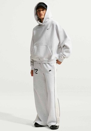 Nike Sportswear, W NK STDO FLC HVY OS PO HDY - Суитшърт с качулка - birch heather/(black)