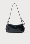 METALLIC SMALL SHOULDER BAG - Τσάντα χειρός - black