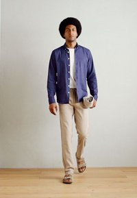 Lindbergh MELANGE BRUSHED SHIRT - Srajca - navy