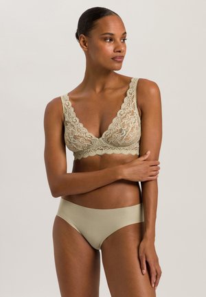 MOMENTS SOFT - Triangle bra - moss green