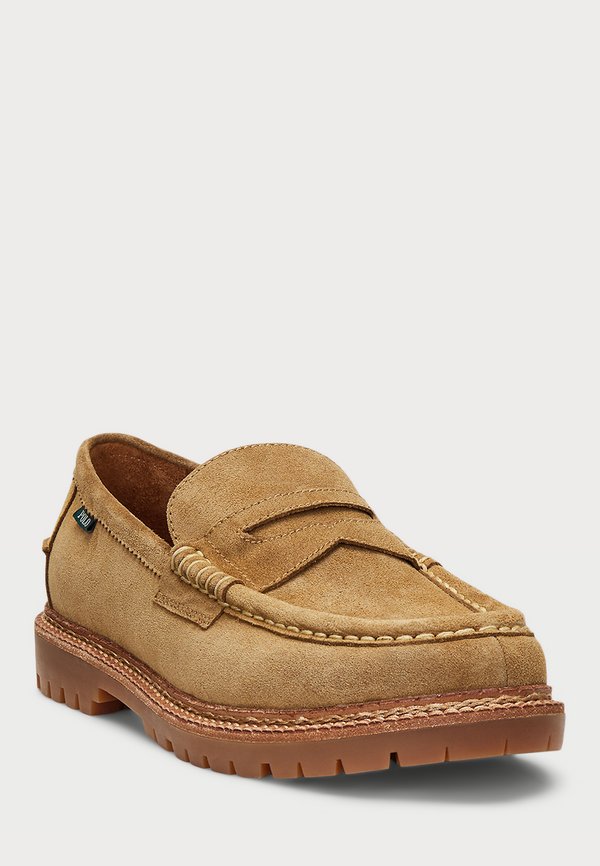 JETT LUG SOLE SUEDE PENNY LOAFER - Slip-ons - desert tan2