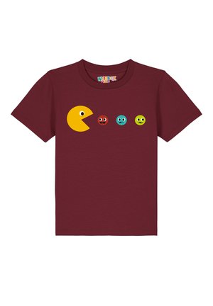 PACMÄNNCHEN - T-Shirt print - burgundy