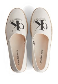 Calvin Klein Jeans ESPADRILLE ESS MONOGRAM - Espadrillas - ancient white