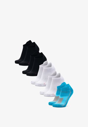 Danish Endurance, CLASSIC SPORTS LOW-CUT 5-PACK - Sportsocken - mc black white caribbean blue